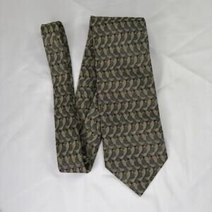 Kolte 100% Silk Necktie Handmade in Italy Abstract Print, Preppy, Business, Work